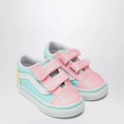 Vans Old Skool Pink/blue/yellow Glitter Sneaker
