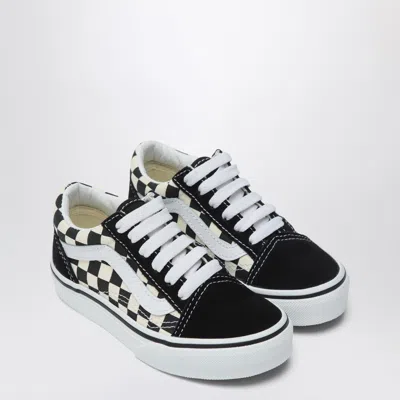Vans Old Skool Sneaker White/black With Check Pattern