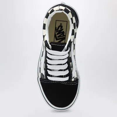Vans Old Skool Sneaker White/black With Check Pattern