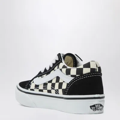 Vans Old Skool Sneaker White/black With Check Pattern
