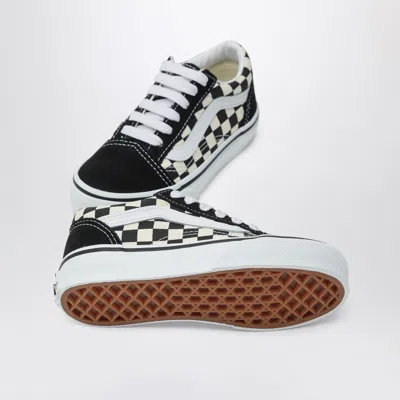 Vans Old Skool Sneaker White/black With Check Pattern