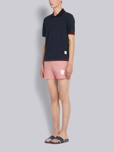 Thom Browne Molded Pool Slides In Black