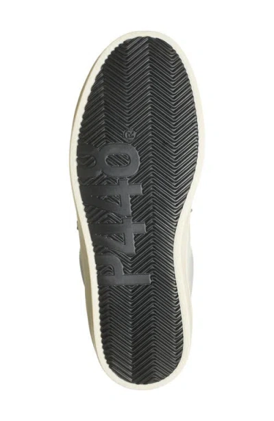 P448 John Perforated Leather Sneakers In White