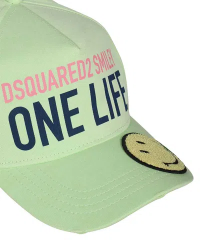 Dsquared2 Logo Hat In Green