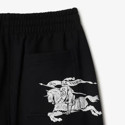 Burberry Logo Patch Straight-leg Shorts