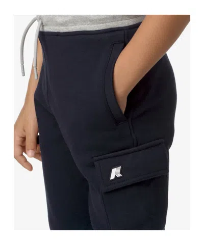 K-way Drawstring Sweatpants In Blue