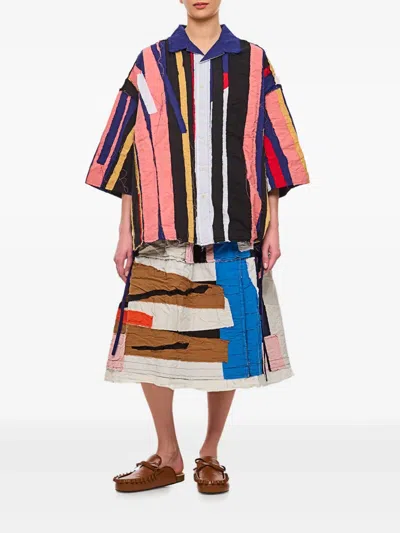 贴花设计棉衬衫