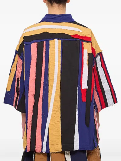 贴花设计棉衬衫