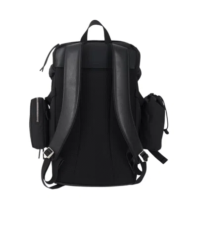 Jil Sander Logo-patch Backpack In Black