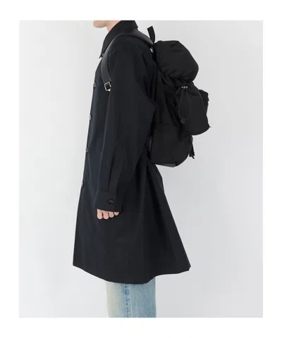 Jil Sander Logo-patch Backpack In Black