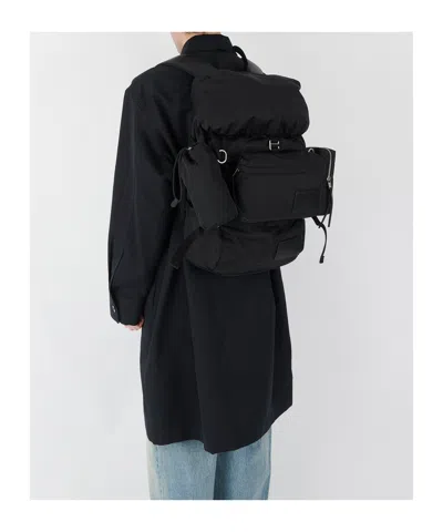 Jil Sander Logo-patch Backpack In Black