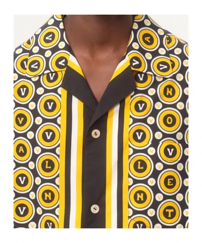 Valentino Bowling Shirt With Bulles Royales Print In Multi