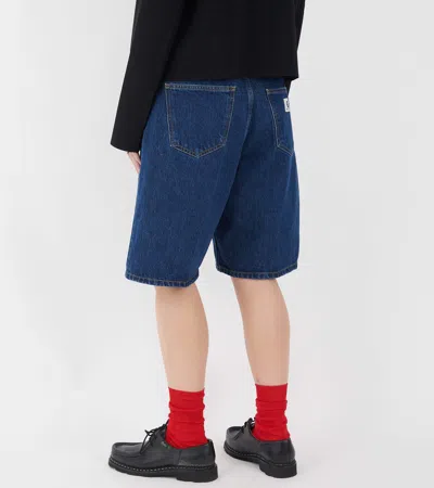 Carhartt Brandon Loose Fit Cotton Shorts In Stone Washed