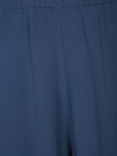 Incotex Blue Crepe Elastic Pants
