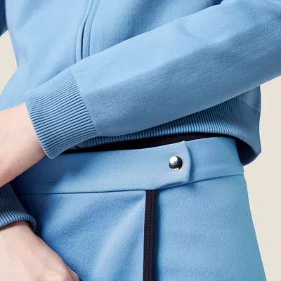 Miu Miu Light Blue Skirt In Technical Yarn Women