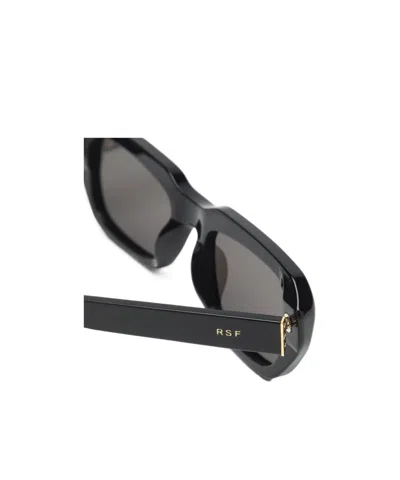 Retrosuperfuture Miles Rectangle Frame Sunglasses In Black