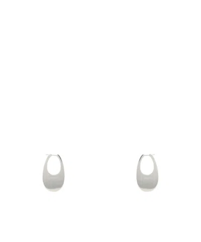 Coperni Large Silver Swipe Earrings