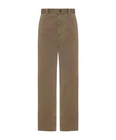 The Row Sharka Cotton Trousers In Brown