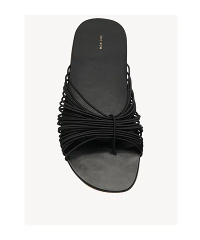 The Row Sara Elastic Thong Slide Sandals