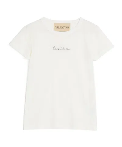 Valentino White Cotton T-shirt In White
