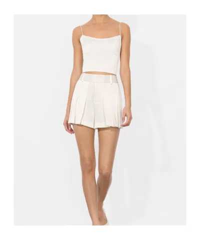 Alice And Olivia Simon Pleated Short