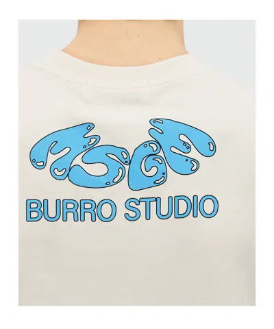 Msgm Short-sleeved T-shirt In Neutral