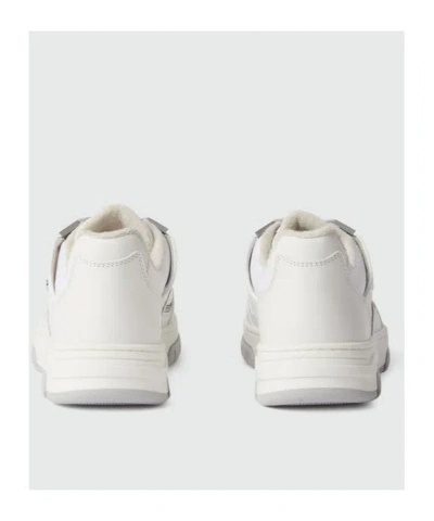 Msgm Round-head Sneakers In White
