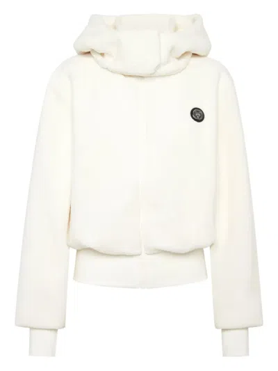 Plein Sport Sherpa Puffered Hoodie Sweatjacket
