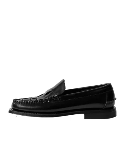 Hereu Nombela Interwoven Leather Loafers