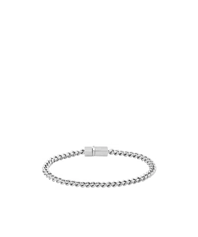 Tom Wood Rounded Curb Bracelet Thin Silver