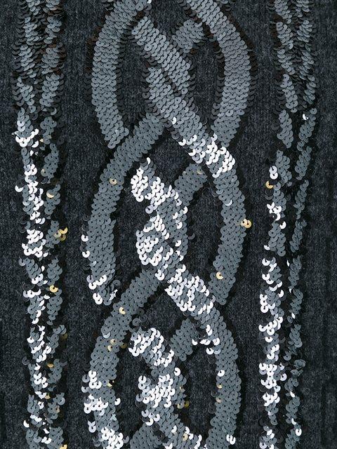 Markus Lupfer Sequined Cable Jumper | ModeSens