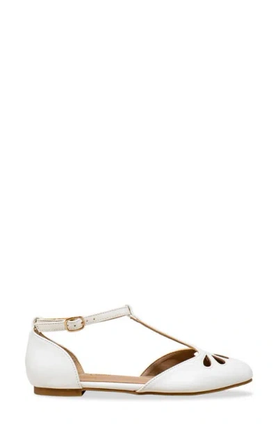 Chase & Chloe Chase And Chloe Fergie T-strap Ballerina Flat