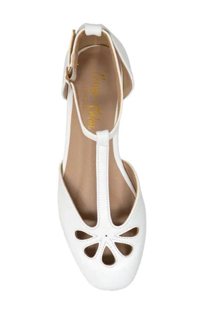 Chase & Chloe Chase And Chloe Fergie T-strap Ballerina Flat