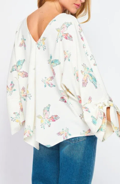 Bluegrey Rainbow Eagle Tie Top In White