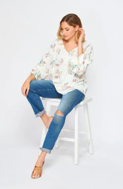 Bluegrey Rainbow Eagle Tie Top In White