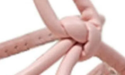 Chase & Chloe Chase And Chloe Knotted Ankle Wrap Platform Sandal