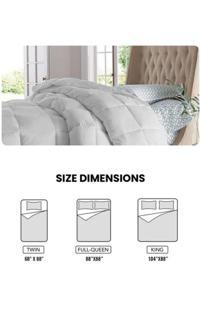 Luxury Home Solid White Microfiber Comforter