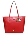 COACH Mickey Mouse Refined Calf Leather Tote