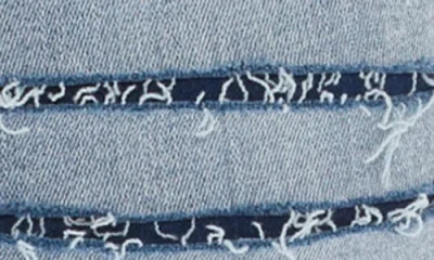 Hvman Mars Slashed Bootcut Jeans In Blue