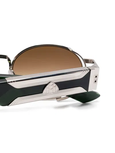 Maybach Eyewear The Driveburgundy Beach Mellow In Metallic