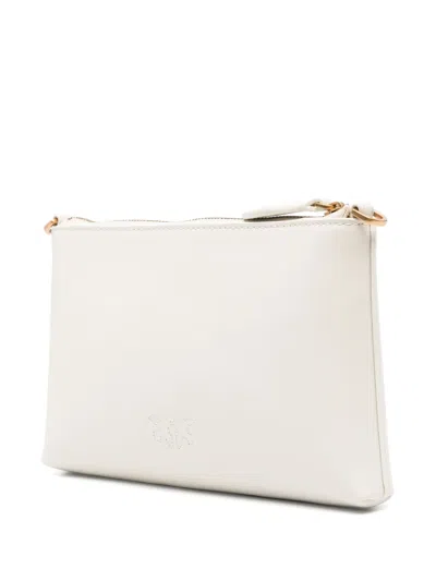 Pinko Mini Horizontal Pochette With Adjustable Shoulder Strap In Yellow