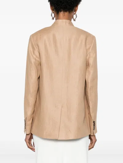 亚麻混纺西装夹克