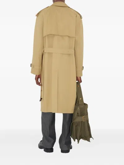 Burberry "highbury" Trench Coat In Green