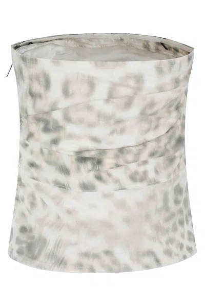 Rotate Birger Christensen Rotate Green Cotton Top