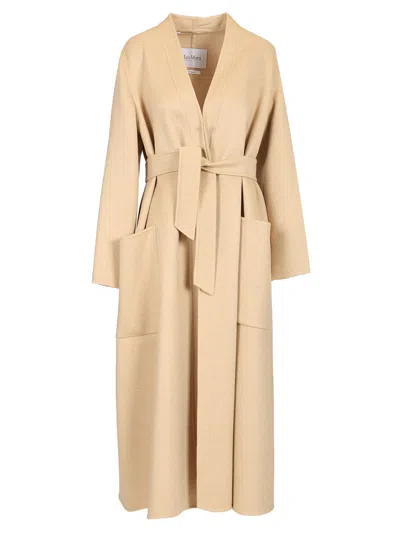 Max Mara Camel Dressing Gown Coat Coats Beige