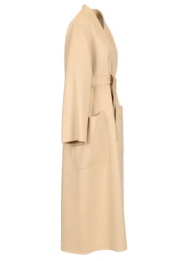Max Mara Camel Dressing Gown Coat Coats Beige
