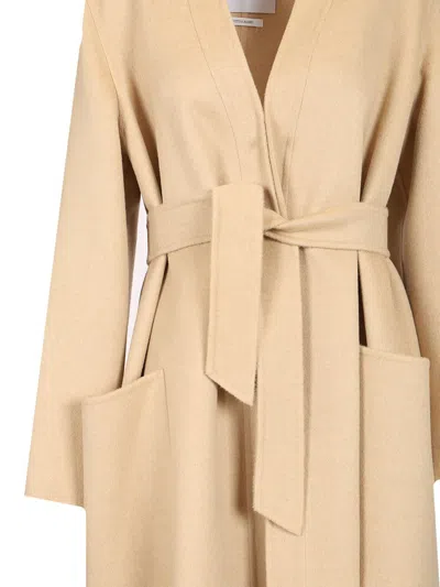 Max Mara Camel Dressing Gown Coat Coats Beige
