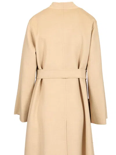 Max Mara Camel Dressing Gown Coat Coats Beige