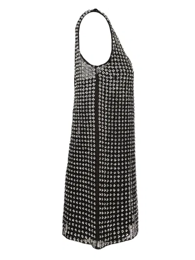 Max Mara Rita Sequined Mini Dress In Black