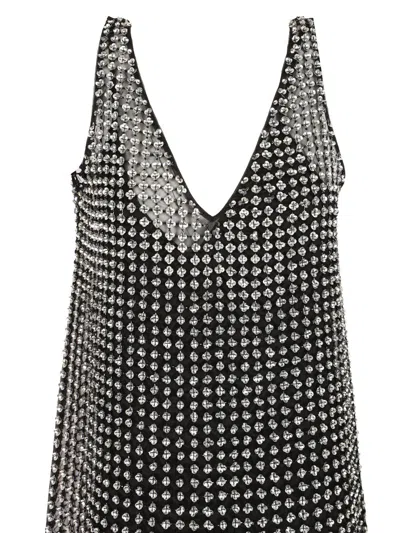 Max Mara Rita Sequined Mini Dress In Black